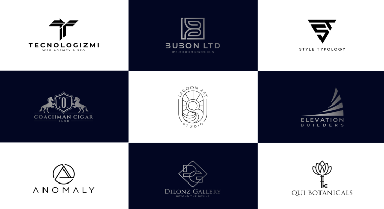 Design de Logotipo Empresarial moderno com direitos autorais